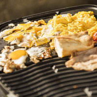 Napoleon - TravelQ™ 285X Portable Propane Gas Grill and Scissor Cart with Griddle, Red - TQ285X-RD-1-A