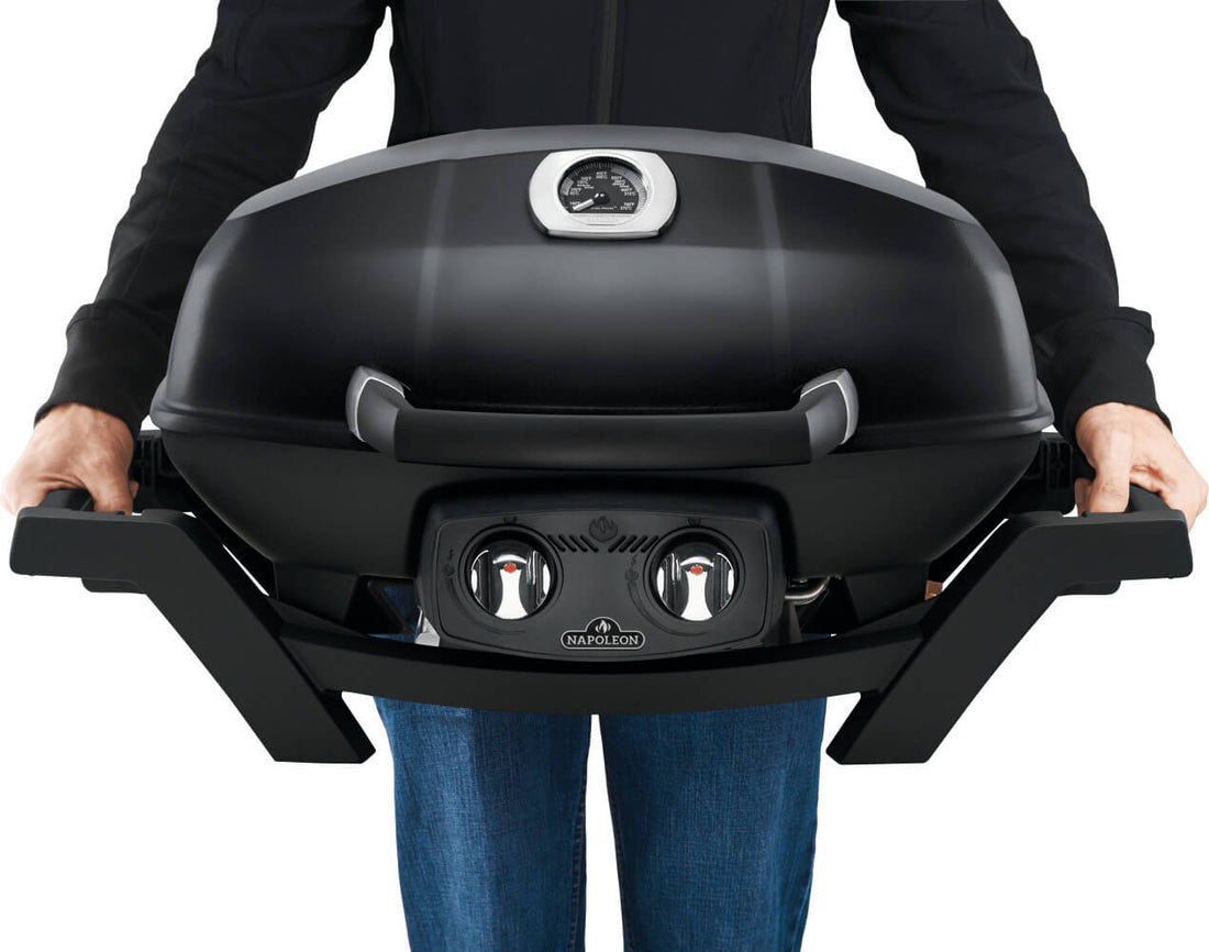 Napoleon - TravelQ™ PRO285 Portable Propane Gas Grill, Black - PRO285-BK