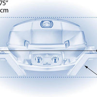 Napoleon - TravelQ™ PRO285 Portable Propane Gas Grill, Black - PRO285-BK