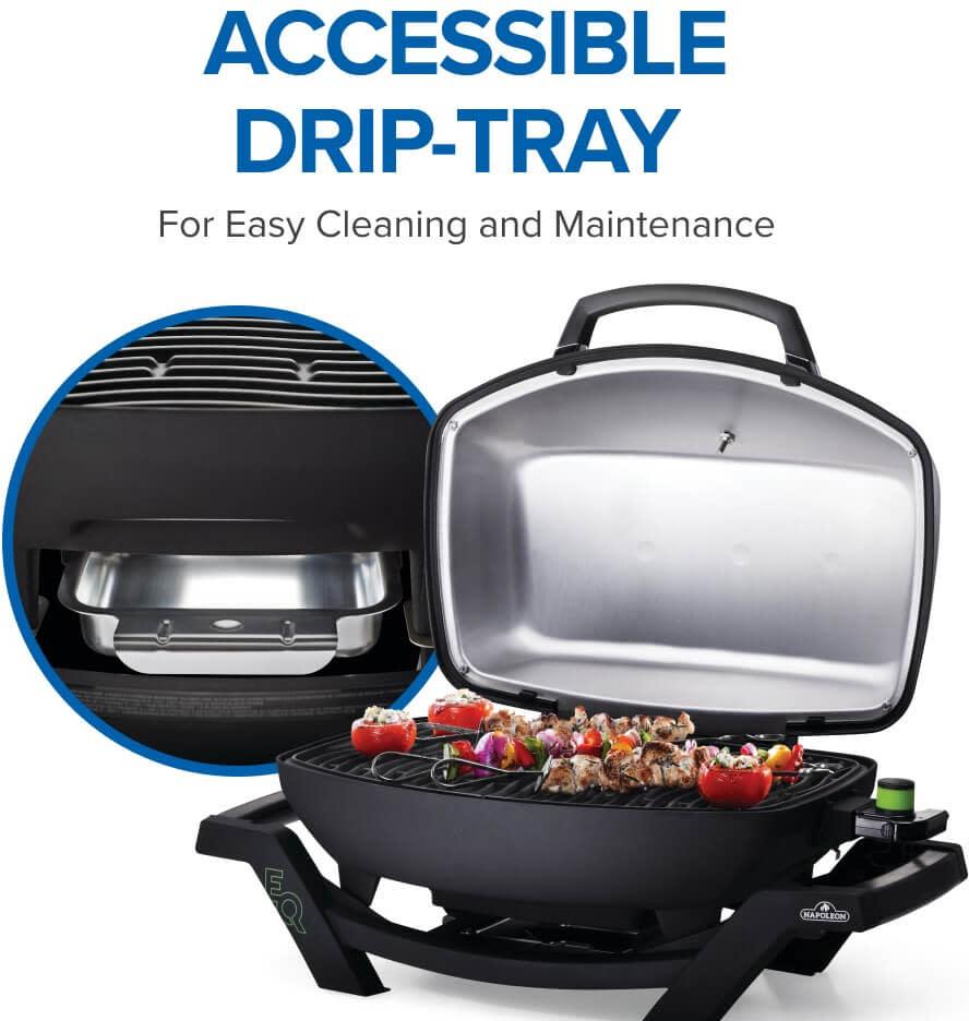 Napoleon - TravelQ™ PRO285E Portable Electric Grill, Black - PRO285E-BK