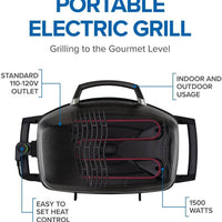 Napoleon - TravelQ™ PRO285E Portable Electric Grill, Black - PRO285E-BK