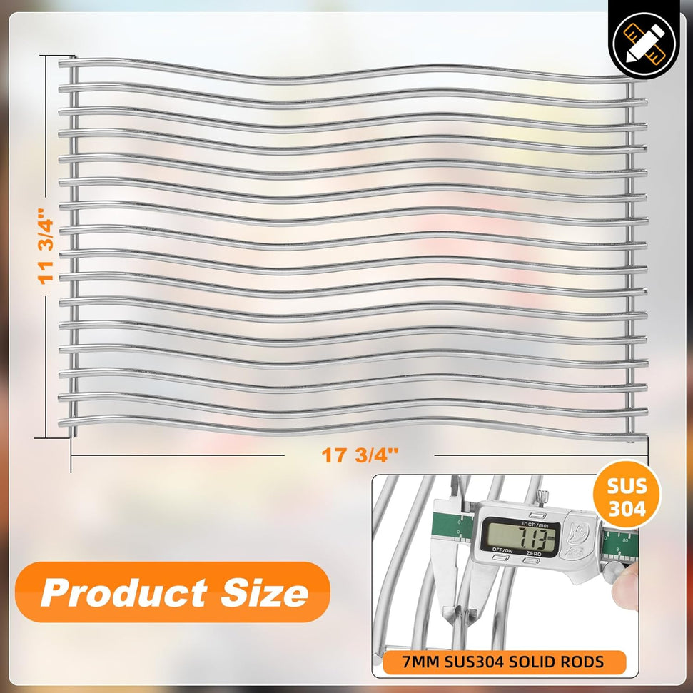 Napoleon - Two Stainless Steel Cooking Grids for Rogue® 425 - S83043