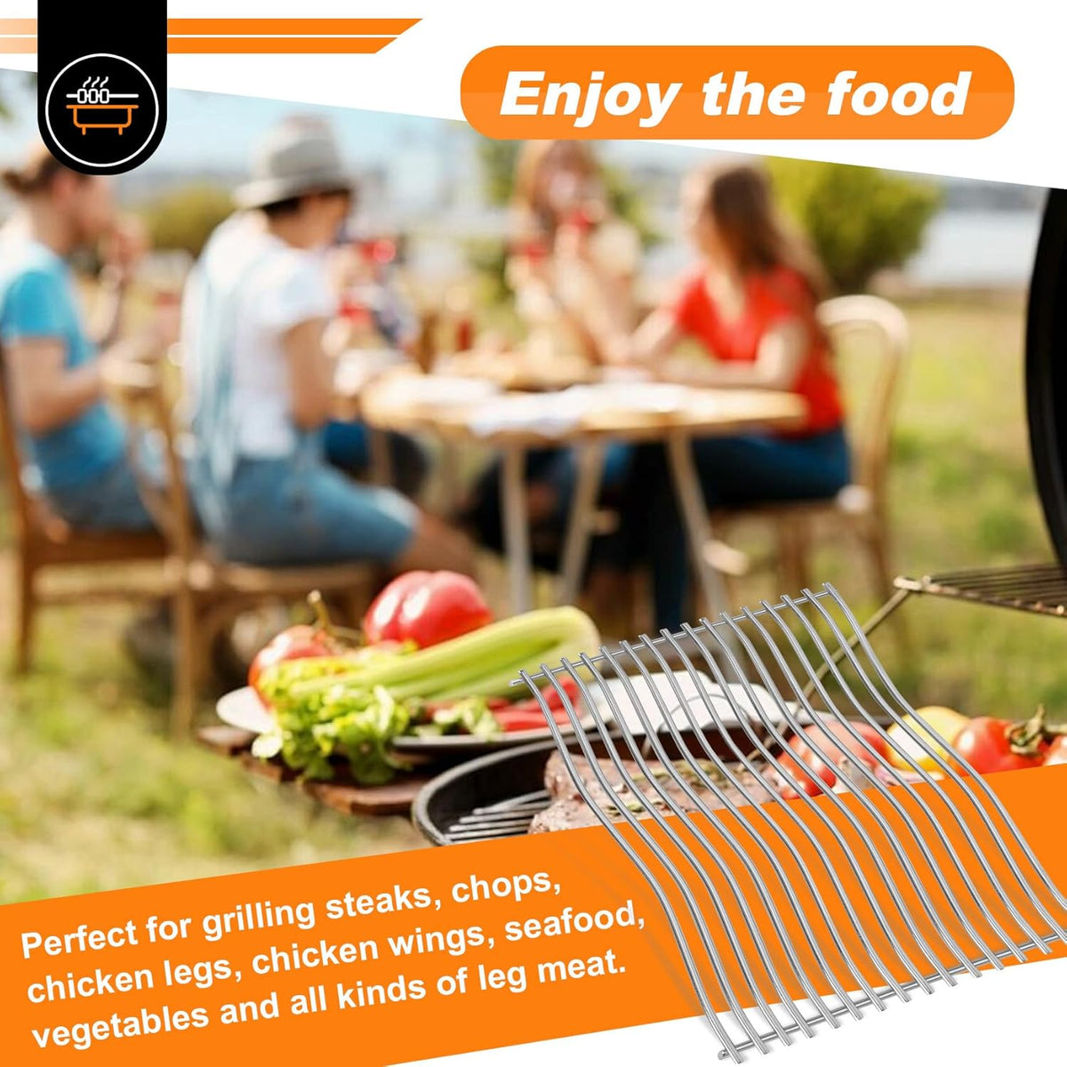 Napoleon - Two Stainless Steel Cooking Grids for Rogue® 425 - S83043