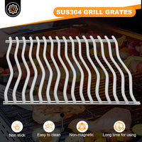 Napoleon - Two Stainless Steel Cooking Grids for Rogue® 425 - S83043