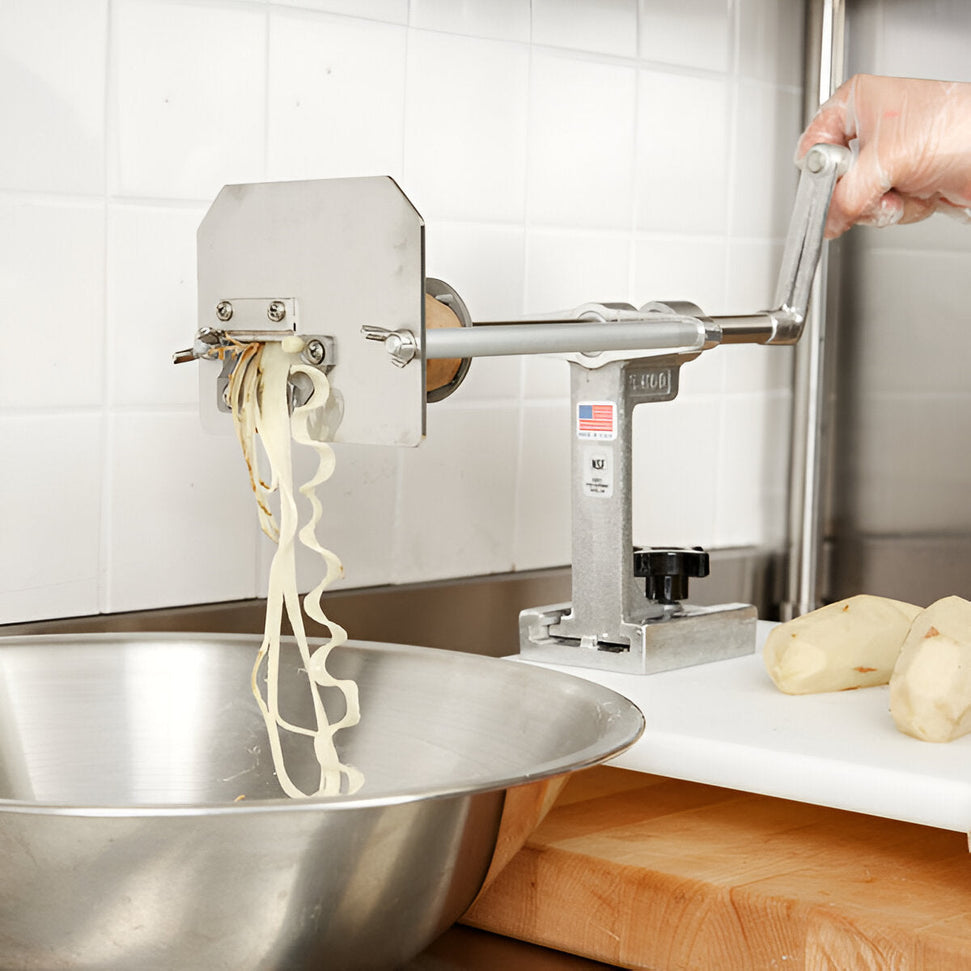 Nemco - 10" x 17.25" x 8.75" Spiral Fry Fine Cut Garnish Cutter - 55050AN-G (ETA 4-6 Weeks)