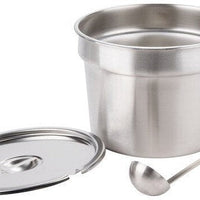 Nemco - 11 QT Stainless Steel Inset Kit with Cover and Ladle - 66088-10 (ETA 4-6 Weeks)