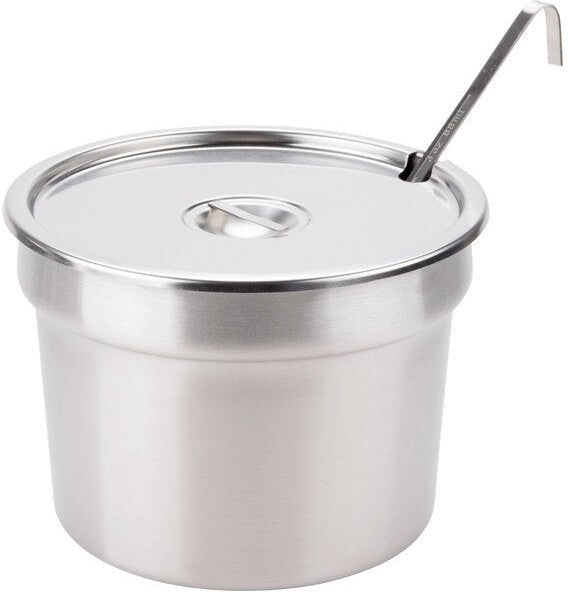 Nemco - 11 QT Stainless Steel Inset Kit with Cover and Ladle - 66088-10 (ETA 4-6 Weeks)