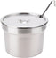 Nemco - 11 QT Stainless Steel Inset Kit with Cover and Ladle - 66088-10 (ETA 4-6 Weeks)