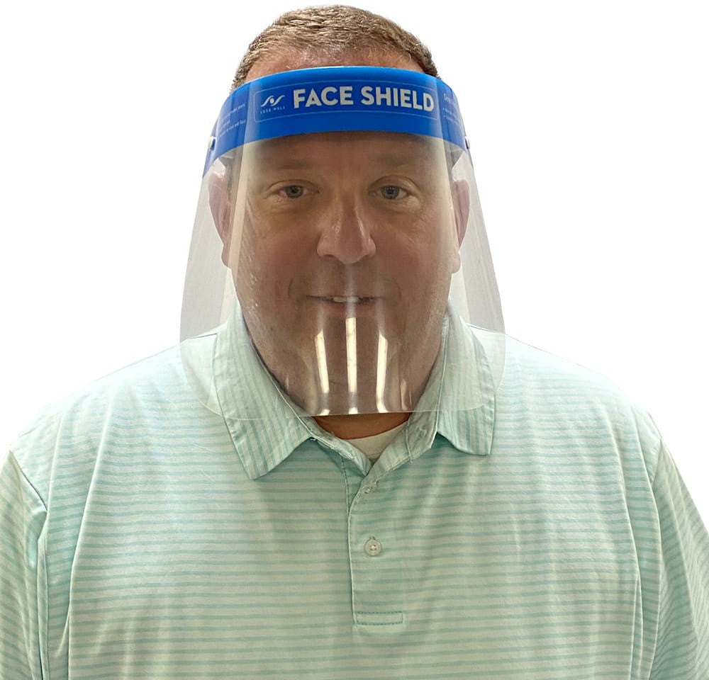 Nemco - 12" Easy Shield™ Polyethylene Face Shield, Pack of 10 - 69925-10 (ETA 4-6 Weeks)