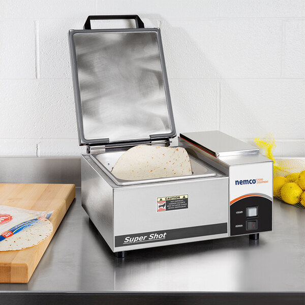 Nemco - 120V 16.5" Super Shot Countertop Tortilla or Portion Steamer - 6600 (ETA 4-6 Weeks)