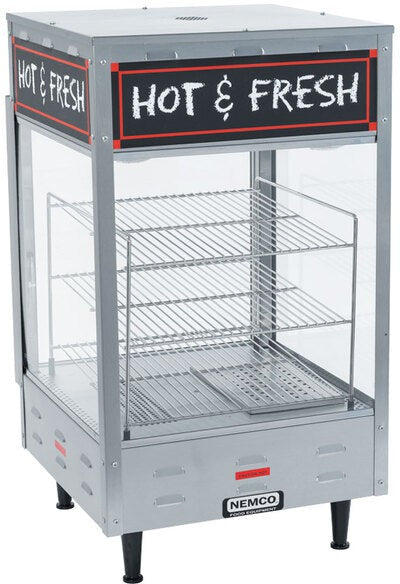 Nemco - 120V 22" Self-Serve Hot Food Merchandiser with Three 19" Shelves - 6455-2 (ETA 4-6 Weeks)