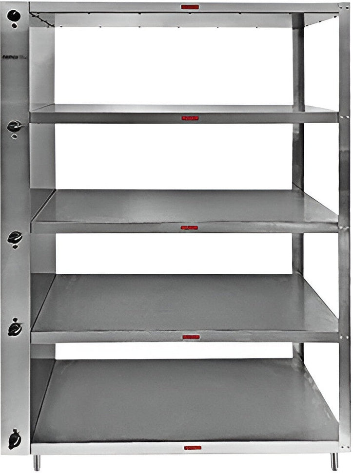 Nemco - 120V 5-Shelf Stainless Steel Heated To-Go Shelf - 6302-5 (ETA 7-8 Weeks)