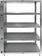 Nemco - 120V 5-Shelf Stainless Steel Heated To-Go Shelf - 6302-5 (ETA 7-8 Weeks)