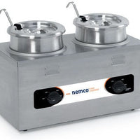 Nemco - 120V 7 QT Round Countertop Food Warmer - 6100A (ETA 4-6 Weeks)