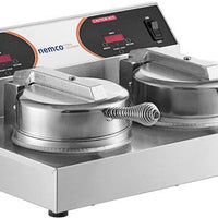 Nemco - 120V Dual Waffle Maker with Cast Aluminum Grids - 7000A-2 (ETA 4-6 Weeks)