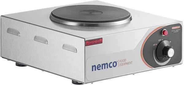 Nemco - 120V Electric Countertop Hot Plate with 1 Solid Burner - 6310-1 (ETA 4-6 Weeks)