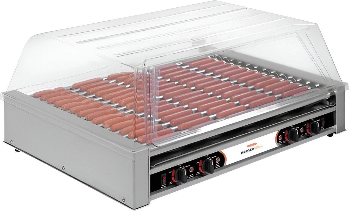 Nemco - 120V Hot Dog Roller Grill with 75 Hot Dog Capacity - 8075 (ETA 4-6 Weeks)
