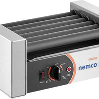 Nemco - 120V Hot Dog Roller Grill with GripsIt Non-Stick Coating with 10 Hot Dog Capacity - 8010SX (ETA 4-6 Weeks)