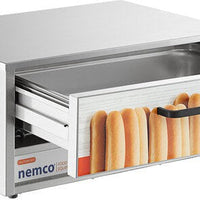 Nemco - 120V Moist Heat Hot Dog Bun Warmer for 8027 Series Roller Grills with 32 Buns Capacity - 8027-BW (ETA 4-6 Weeks)