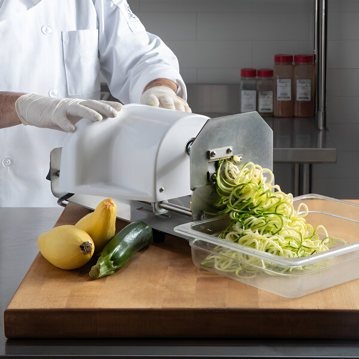 Nemco - 120V Powerkut Table Mount Vegetable Noodler - 55150C-P (ETA 4-6 Weeks)