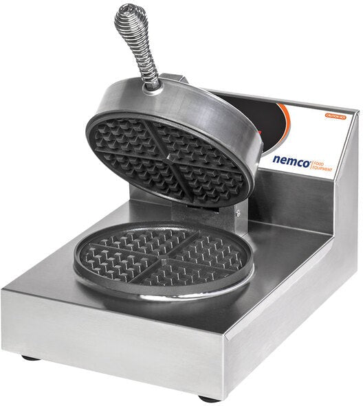Nemco - 120V SilverStone Non-Stick Single Waffle Maker - 7000A-S (ETA 4-6 Weeks)