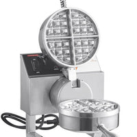 Nemco - 120V Single Belgian Waffle Maker with Fixed Grids and Silverstone - 7020A-1S (ETA 4-6 Weeks)