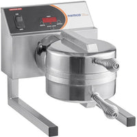 Nemco - 120V Single Belgian Waffle Maker with Fixed Grids and Silverstone - 7020A-1S (ETA 4-6 Weeks)