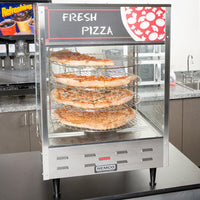 Nemco - 120V Single Door Rotating 4-Tier Pizza Merchandiser with 18" Racks - 6452 (ETA 4-6 Weeks)