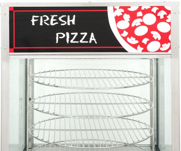 Nemco - 120V Single Door Rotating 4-Tier Pizza Merchandiser with 18" Racks - 6452 (ETA 4-6 Weeks)