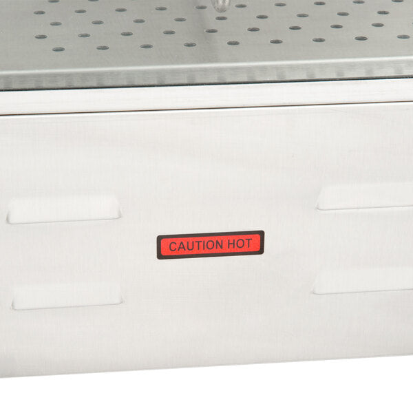 Nemco - 120V Single Door Rotating 4-Tier Pizza Merchandiser with 18" Racks - 6452 (ETA 4-6 Weeks)