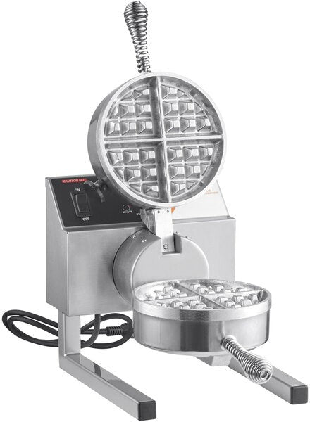 Nemco - 120V Single Non-Stick Belgian Waffle Maker with Removable Grids and Silverstone - 7020A-S (ETA 4-6 Weeks)