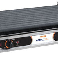 Nemco - 120V Slanted Hot Dog Roller Grill with GripsIt Non-Stick Coating with 36 Hot Dog Capacity - 8036SX-SLT (ETA 4-6 Weeks)