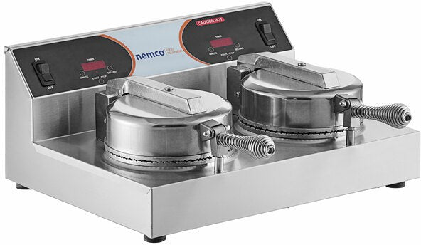 Nemco - 120V Waffle Cone Maker with Double Grid - 7030A-2 (ETA 4-6 Weeks)