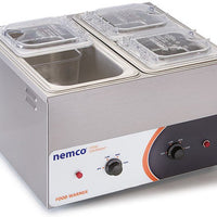 Nemco - 1/3 Size Double Well Countertop Food Warmer or Rethermalizer - 6140 (ETA 4-6 Weeks)