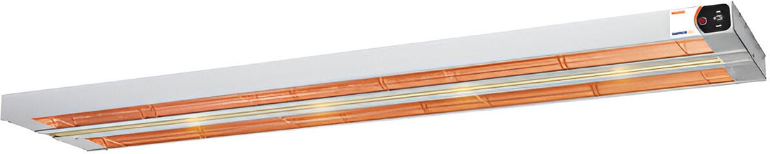 Nemco - 240V 24" Dual Infrared Strip Warmer with On/Off Toggle Controls and Lights - 6150-24-DL (ETA 4-6 Weeks)