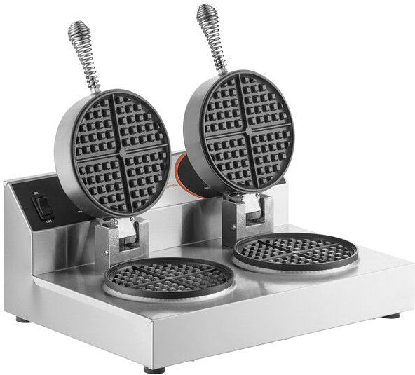 Nemco - 240V SilverStone Non-Stick Dual Waffle Maker - 7000A-2S240 (ETA 4-6 Weeks)