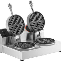 Nemco - 240V SilverStone Non-Stick Dual Waffle Maker - 7000A-2S240 (ETA 4-6 Weeks)