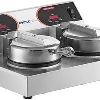 Nemco - 240V SilverStone Non-Stick Dual Waffle Maker - 7000A-2S240 (ETA 4-6 Weeks)