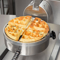 Nemco - 240V Single Non-Stick Belgian Waffle Maker with Removable Grids and Silverstone - 7020A-S208 (ETA 4-6 Weeks)