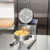 Nemco - 240V Single Non-Stick Belgian Waffle Maker with Removable Grids and Silverstone - 7020A-S208 (ETA 4-6 Weeks)