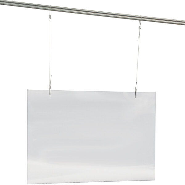 Nemco - 36" Easy Shield Hanging Customer-Service Panel - 69798 (ETA 4-6 Weeks)