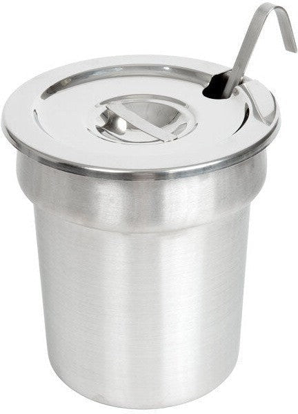 Nemco - 4 QT Stainless Steel Inset Kit with Cover and Ladle - 66088-2 (ETA 4-6 Weeks)