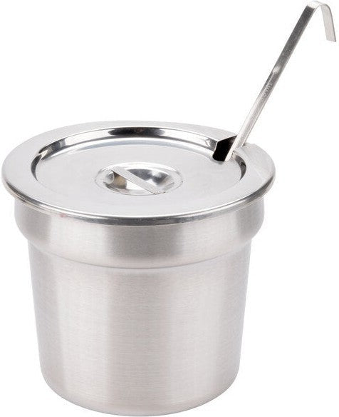 Nemco - 7 QT Stainless Steel Inset Kit with Cover and Ladle - 66088-8 (ETA 4-6 Weeks)