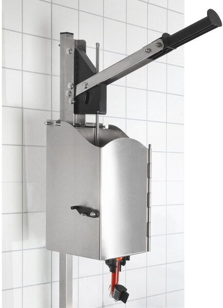 Nemco - Stainless Steel Asept Press-O-Matic Wall-Mount Pump Dispenser for 1.5 Gallon / 6 QT Pouches - 10975 (ETA 4-6 Weeks)