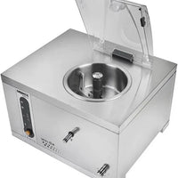 Nemox - 17.7" Silver GELATO 6K Countertop Batch Freezer & Gelato Machine - 0038181250R02