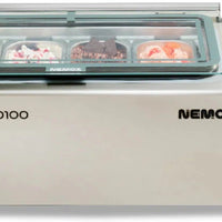 Nemox - 39" 4 Magic Pro100 i-Green Countertop Ice Cream Storage Case - 0036101250R07