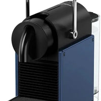 Nespresso - 9.25" Dark Blue Pixie Compact Espresso Machine by DeLonghi, with 19-Bar Pump - EN127BLCA