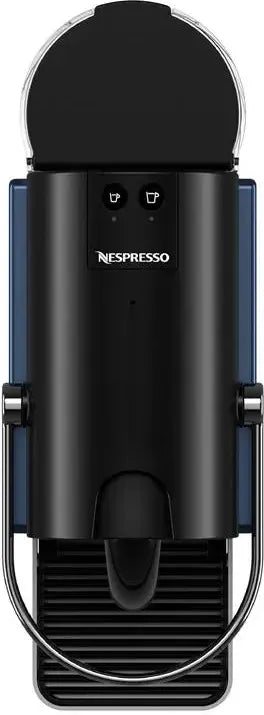 Nespresso - 9.25" Dark Blue Pixie Compact Espresso Machine by DeLonghi, with 19-Bar Pump - EN127BLCA