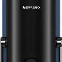 Nespresso - 9.25" Dark Blue Pixie Compact Espresso Machine by DeLonghi, with 19-Bar Pump - EN127BLCA