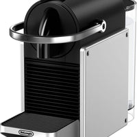 Nespresso - 9.25" Silver Pixie Compact Espresso Machine by DeLonghi, with 19-Bar Pump - EN127SCA